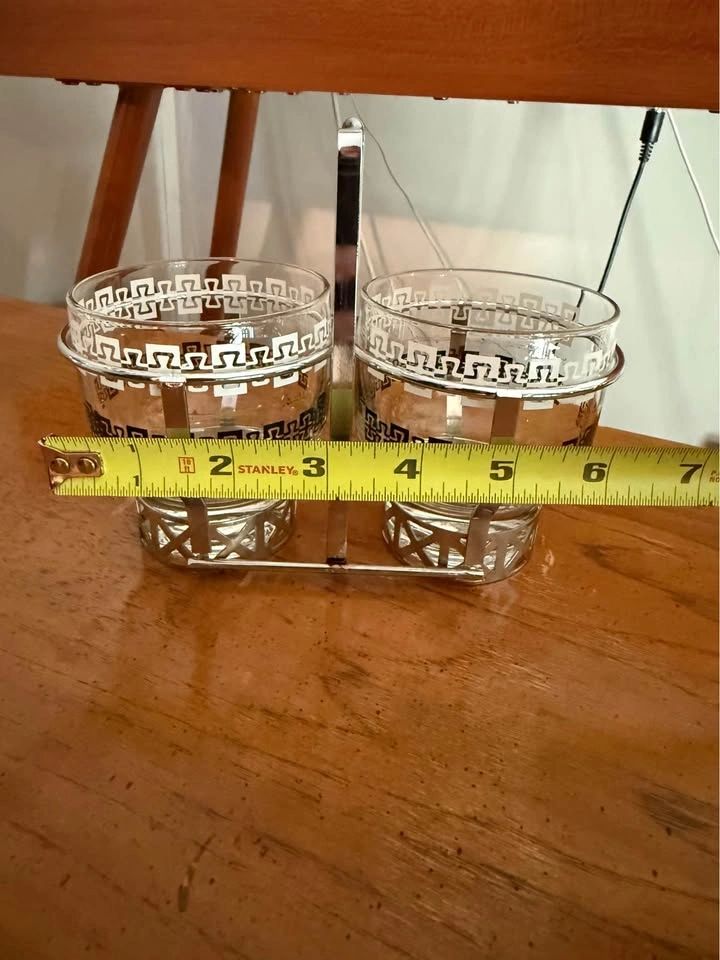 Vintage Libbey Glass Condiment Caddy - photo 4