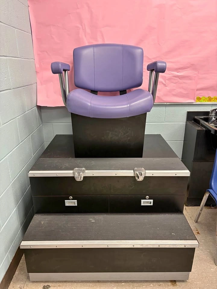 Professional Shoe Shine Throne Station