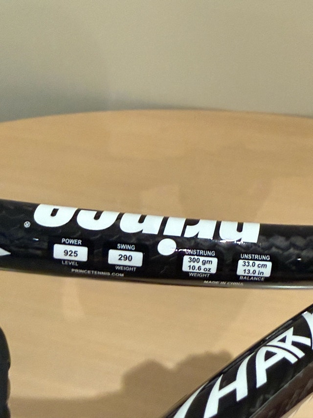 Prince Shark Tennis Racket - New Grip - photo 4