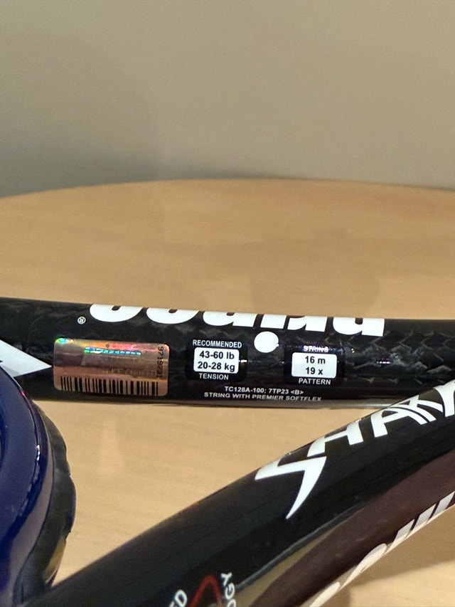 Prince Shark Tennis Racket - New Grip - photo 5