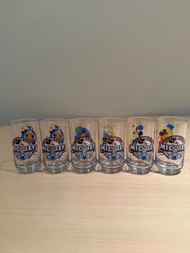 Disney Mickey Mouse 60th Anniversary Vintage Glasses - photo 4