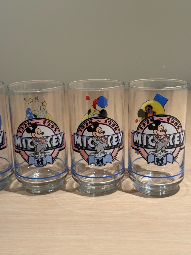 Disney Mickey Mouse 60th Anniversary Vintage Glasses - photo 5