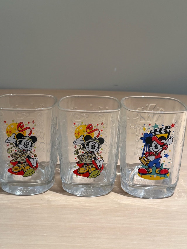 Disney Walt Disney World 2000 Mickey Mouse Glasses Set of 6 - photo 4