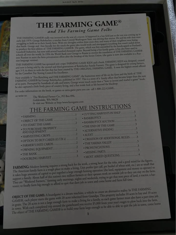 Farming Board Game - photo 3
