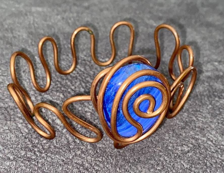 Copper arm cuff