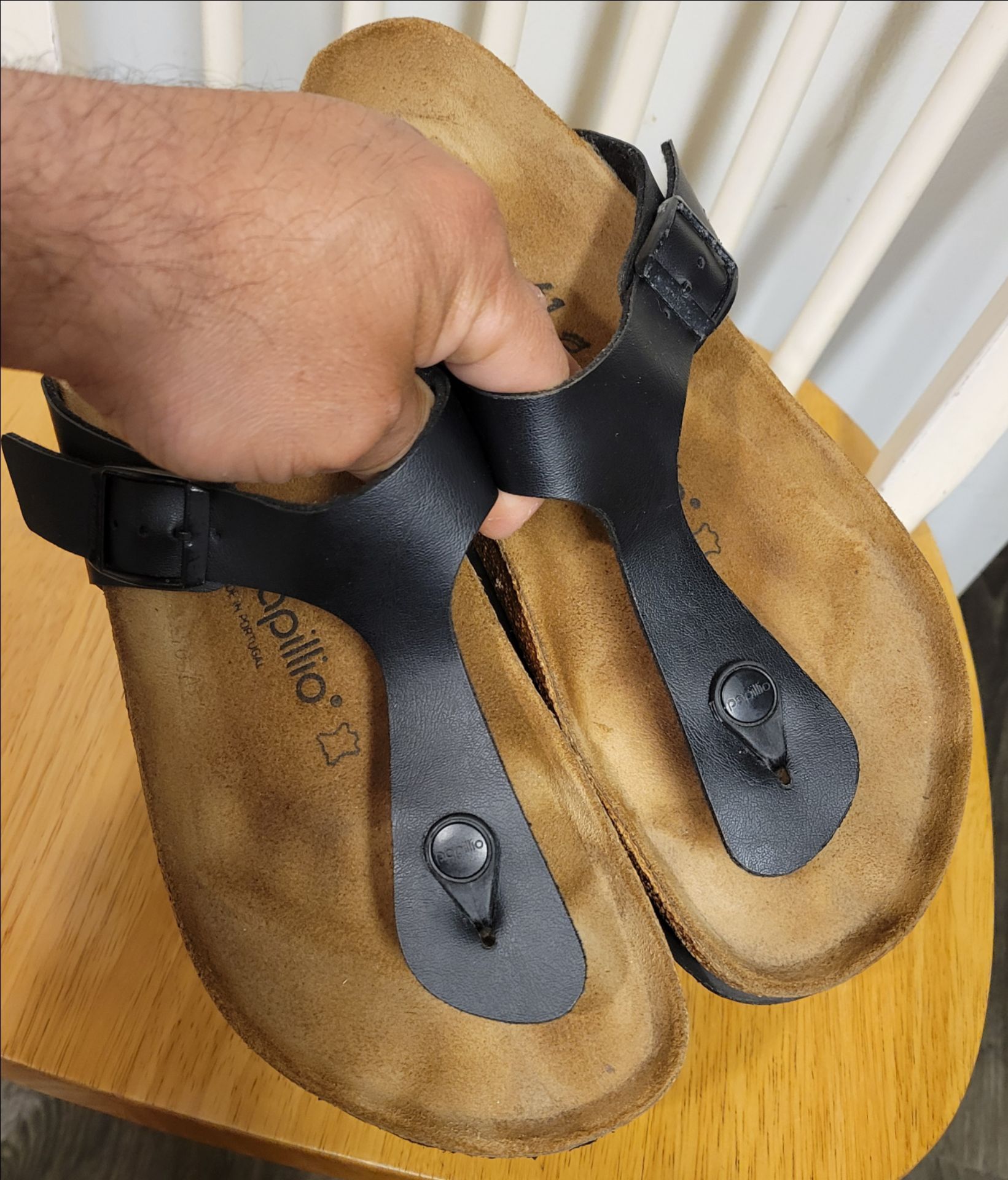 Birkenstock PAPILLIO Gizeh Vegan Platform Sandals Black 41