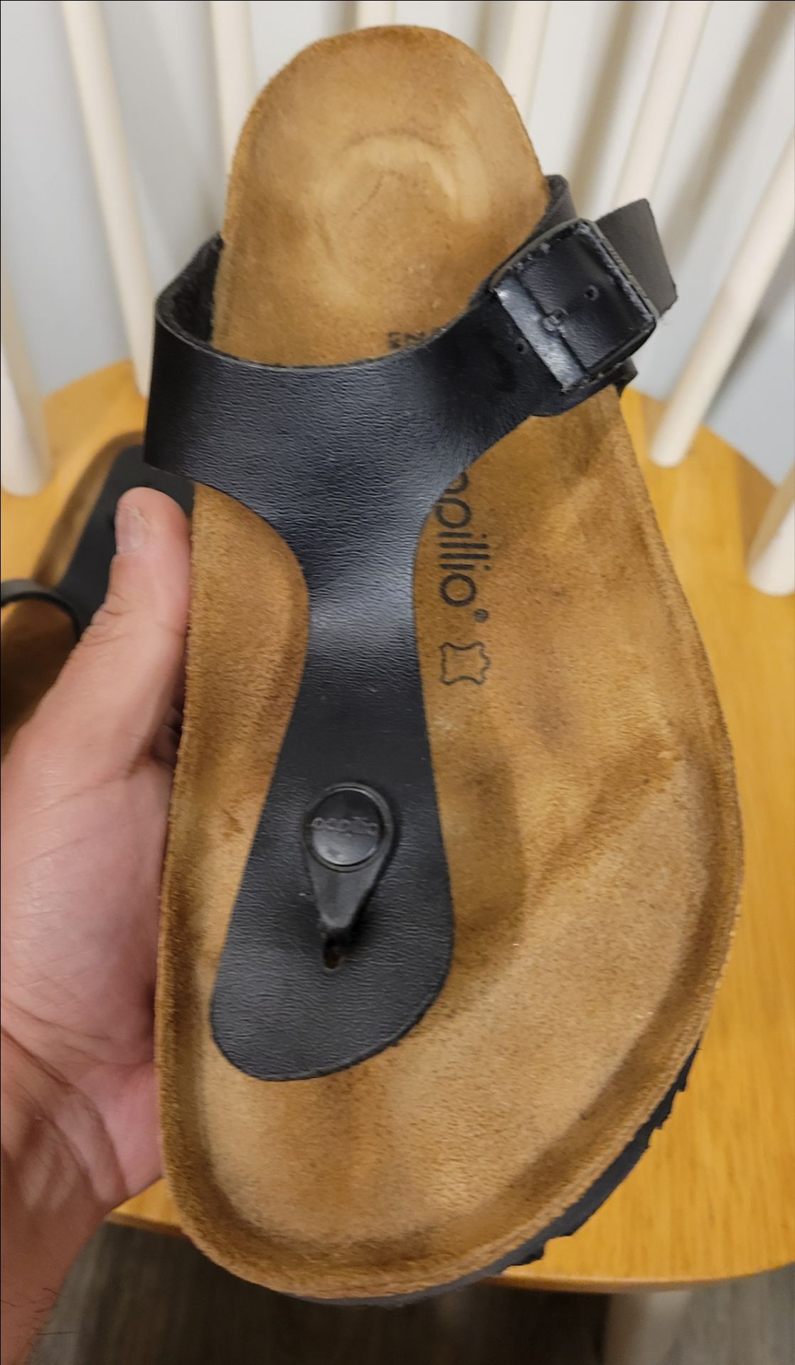 Birkenstock PAPILLIO Gizeh Vegan Platform Sandals Black 41 - photo 5