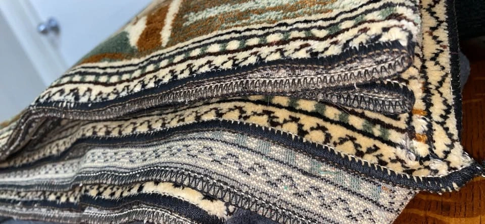 Vintage Turkish velvet wall rug - photo 2