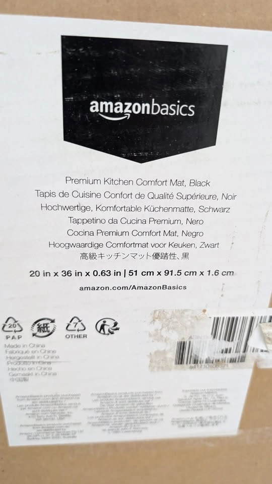 Amazon Basics Anti-Fatigue Standing Comfort Mat, 20 x 36" - photo 5