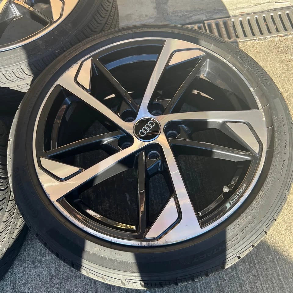 OEM Audi A3/S3 S-Line 18”Wheels with Continental Tires - photo 3