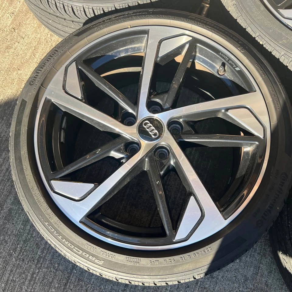 OEM Audi A3/S3 S-Line 18”Wheels with Continental Tires - photo 4