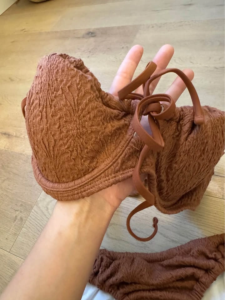 Brand New brown texture beach bikini - photo 3