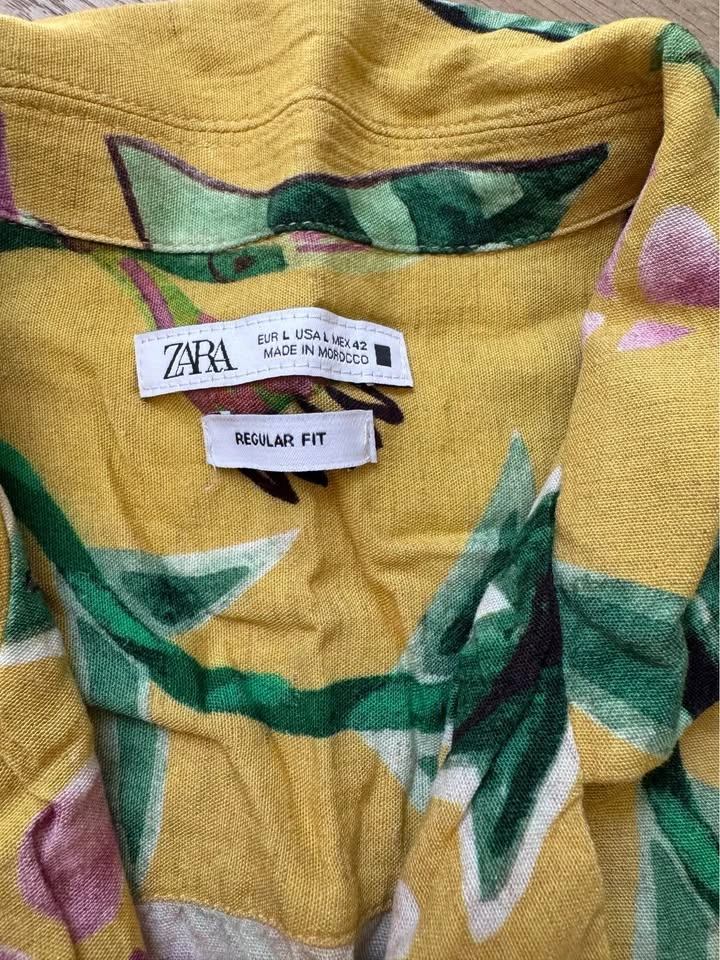 ZARA MEN vacation short sleeves shirt - photo 2