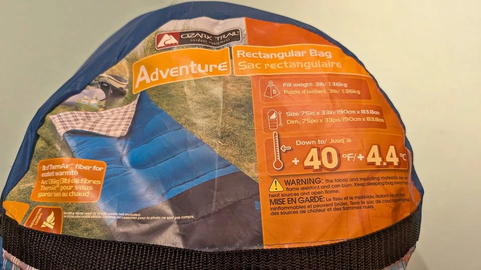 Adventure Rectangular sleeping bag