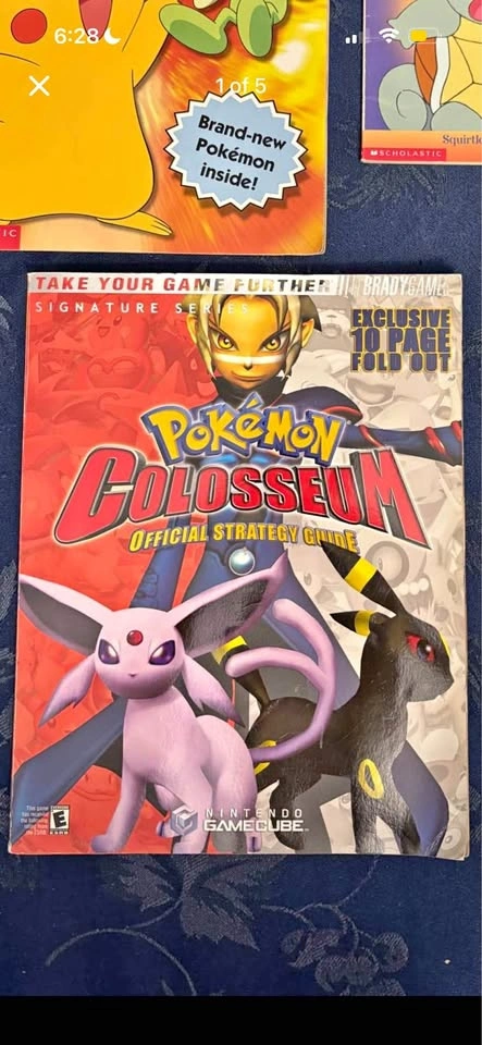 Pokémon Colosseum Official Strategy Guide (w poster fully attach