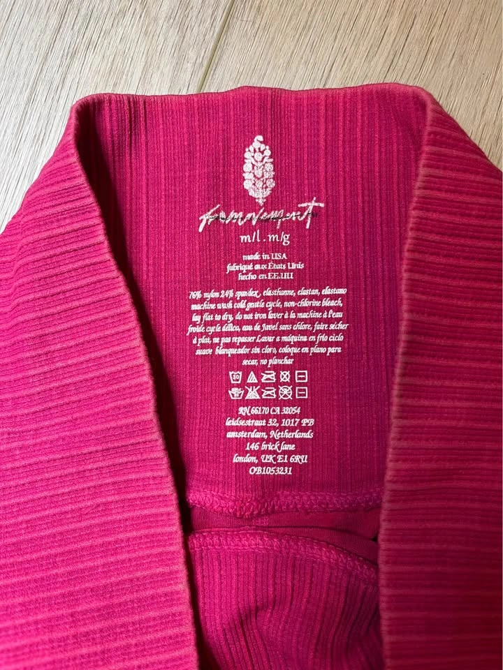 FREE PEOPLE MOVEMENT Pink Seamless Leggings - photo 5