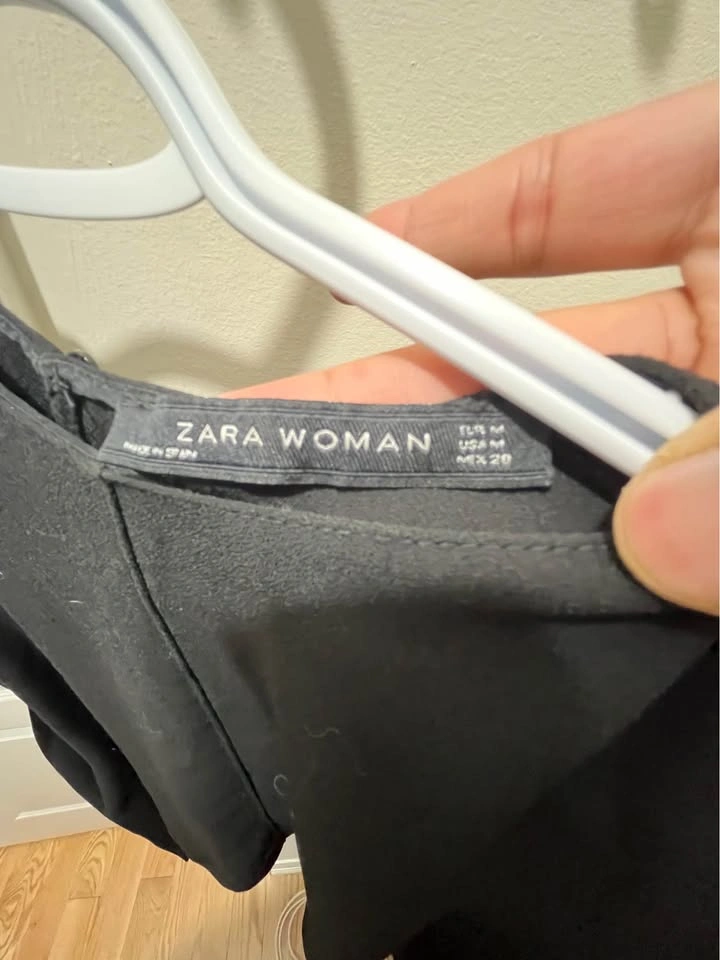 Zara Woman Short Sleeve Tie-Waist Blouse - photo 3