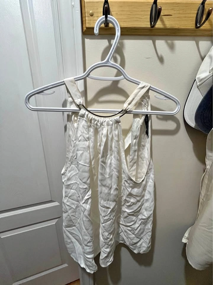 Zara White Halter Top
