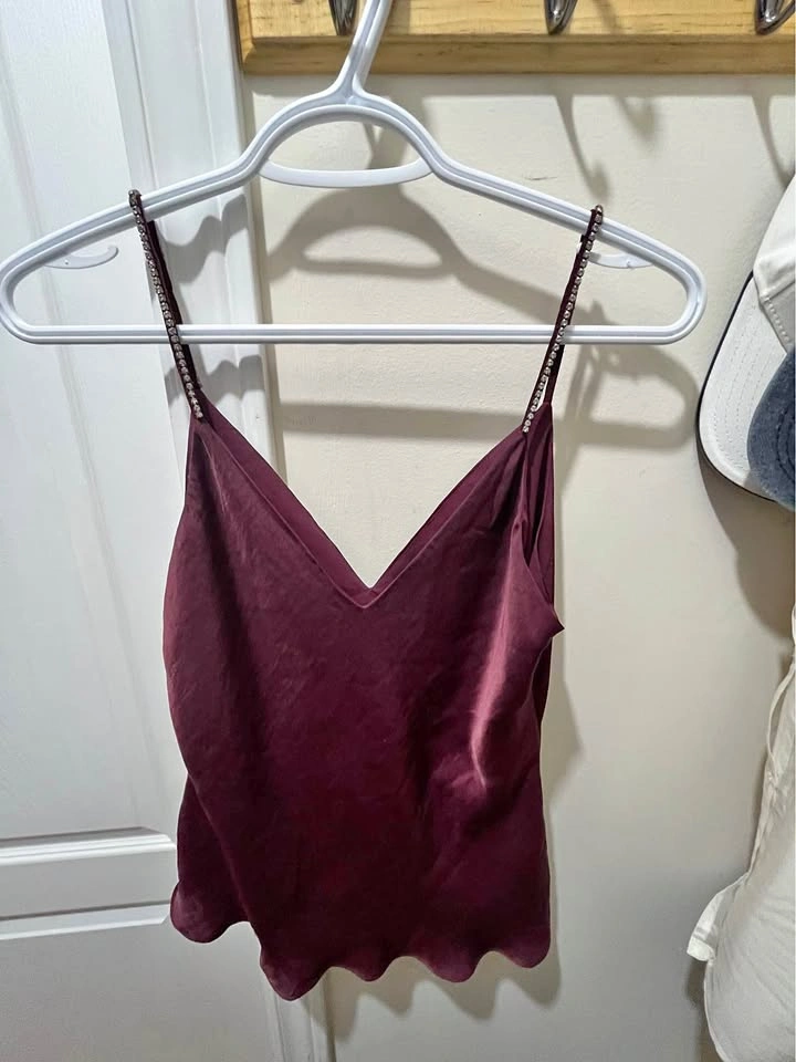 Ever New Burgundy Cami Top