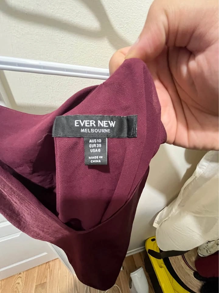 Ever New Burgundy Cami Top - photo 3