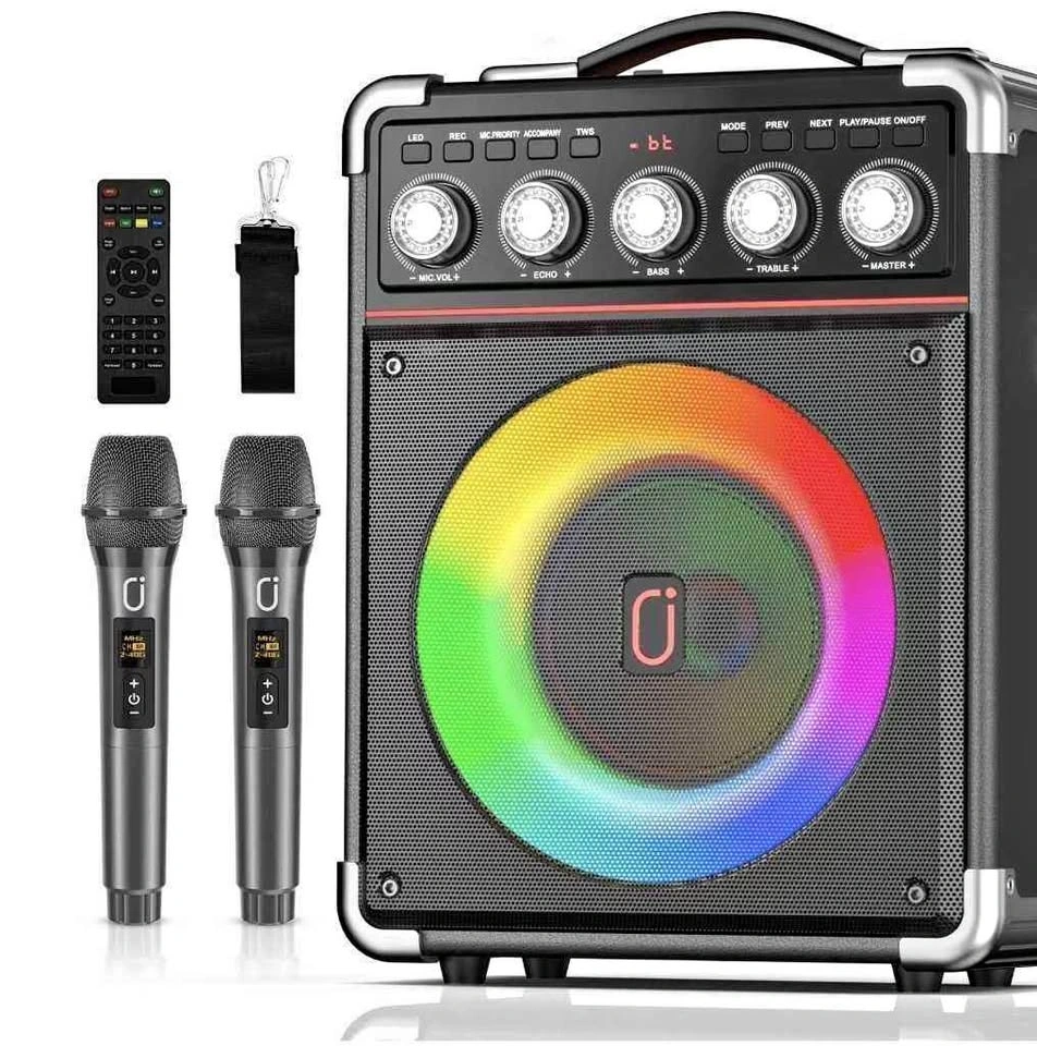 Portable Speaker TX05 with 2 Microphones