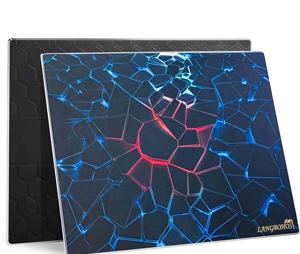 LANGBOHOS Glass Mouse Pad Micro Etched Surface