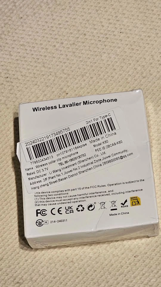 Wireless Lavalier Microphone for iPhone, iPad, Android Phone - photo 2
