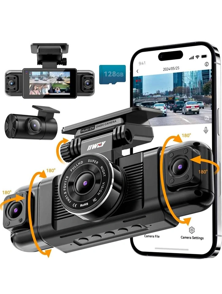 IIWEY N5 4-Channel Dash Cam