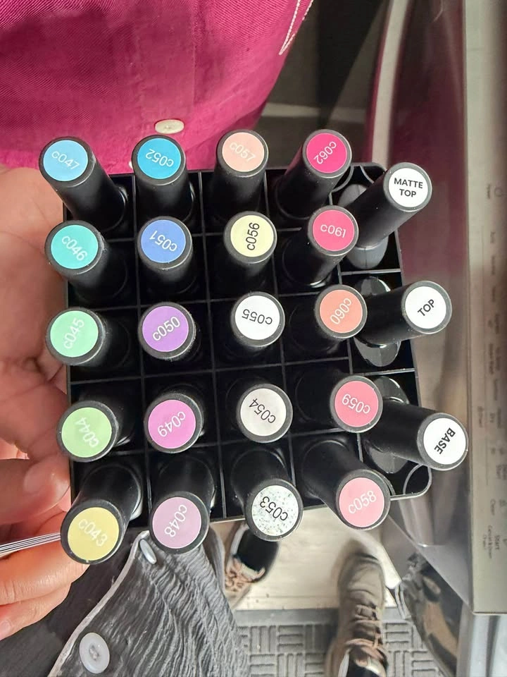Beetles Gel Polish Nail Set 20 Colors Summer Pastel Glitter - photo 3