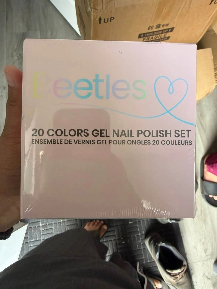 Beetles Gel Polish Nail Set 20 Colors Summer Pastel Glitter - photo 4