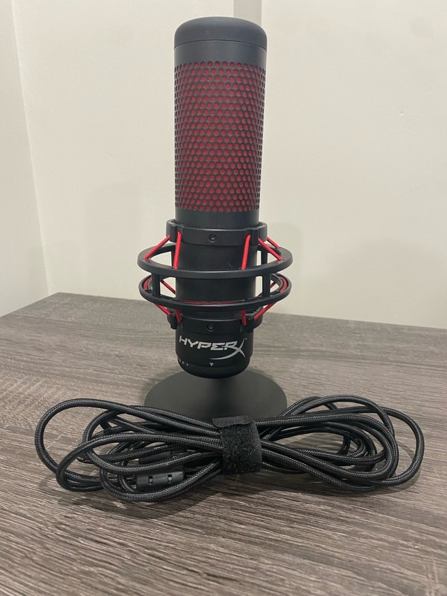 HP HyperX QuadCast USB Microphone - Black/Red - photo 2