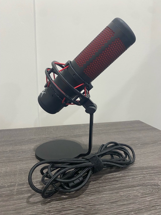 HP HyperX QuadCast USB Microphone - Black/Red - photo 3