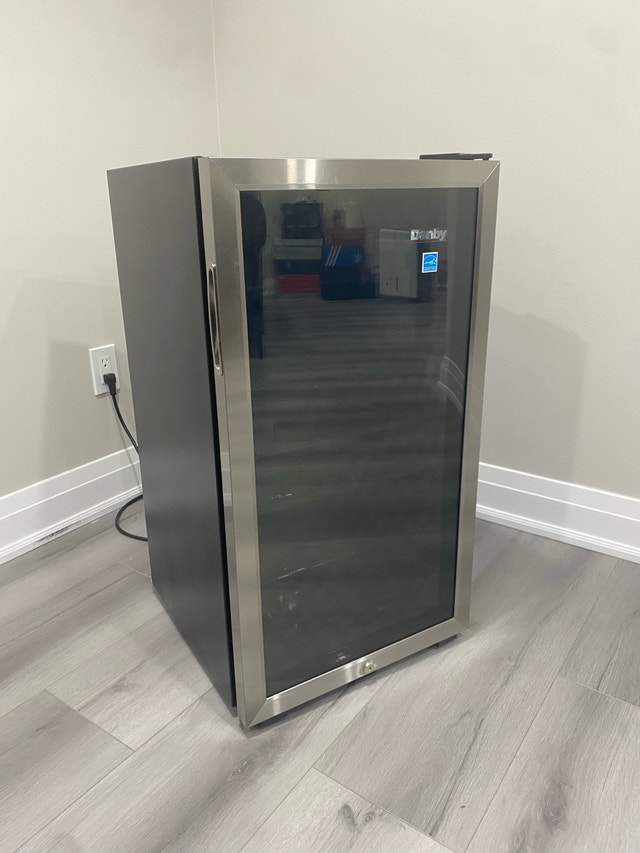 Danby 3.1 cu. ft. Free-Standing Fridge in Stainless Steel