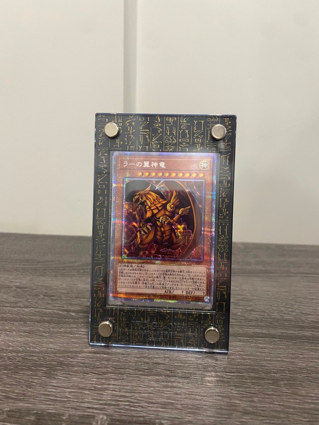 Yugioh Japanese Prismatic Egyptian God Cards - Playmat Included - photo 5