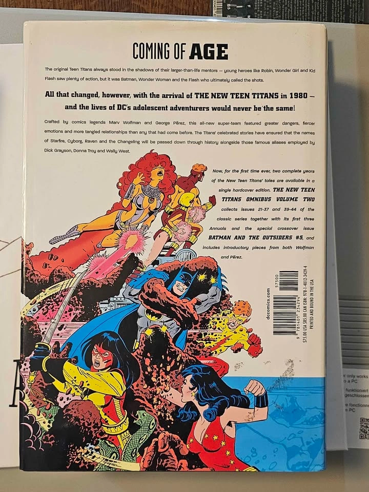 New Teen Titans Omnibus Vol. 1 (2022) & Vol. 2 (1st Print) - photo 4