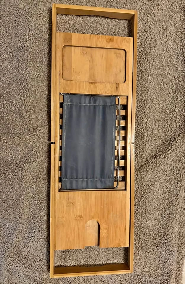 Bamboo Bathtub Caddy