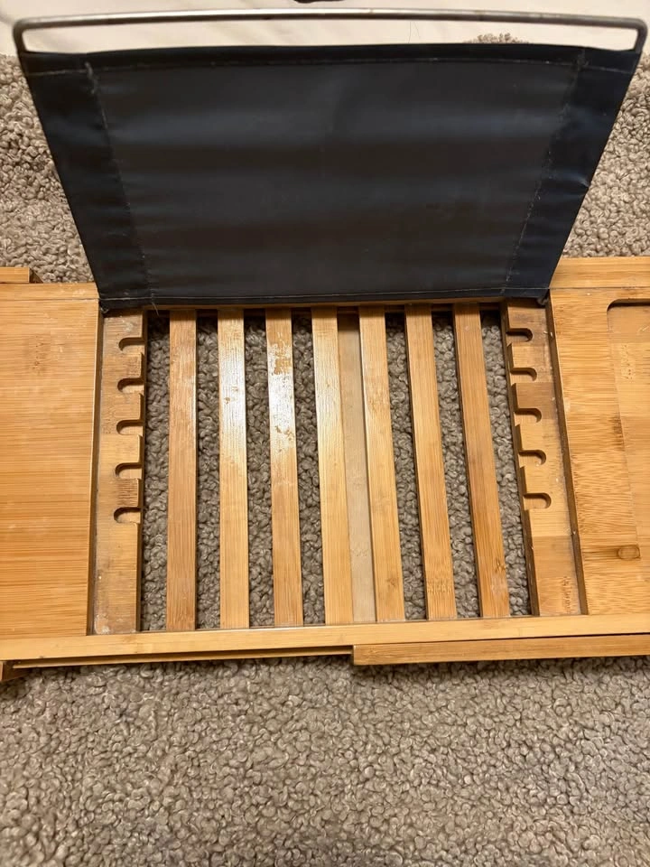 Bamboo Bathtub Caddy - photo 2
