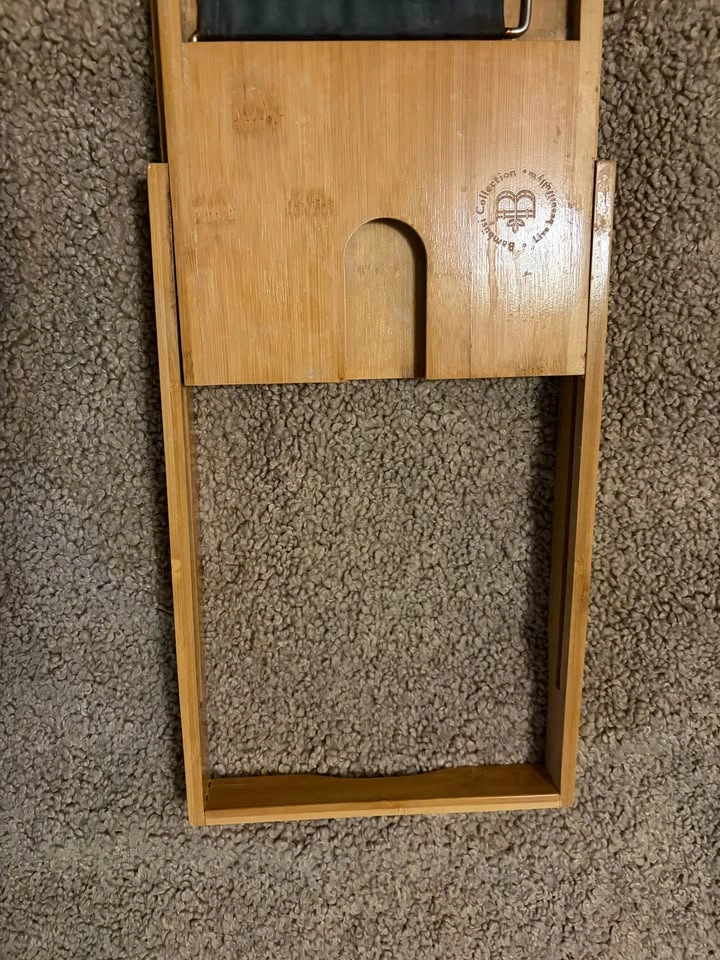 Bamboo Bathtub Caddy - photo 3