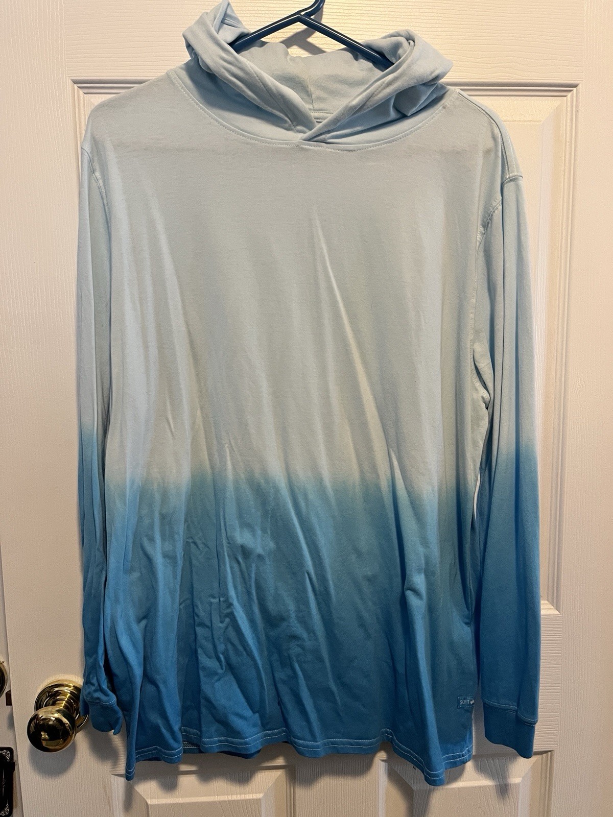 Soft Serve Clothing Blue Ombre Pullover Hoodie XL