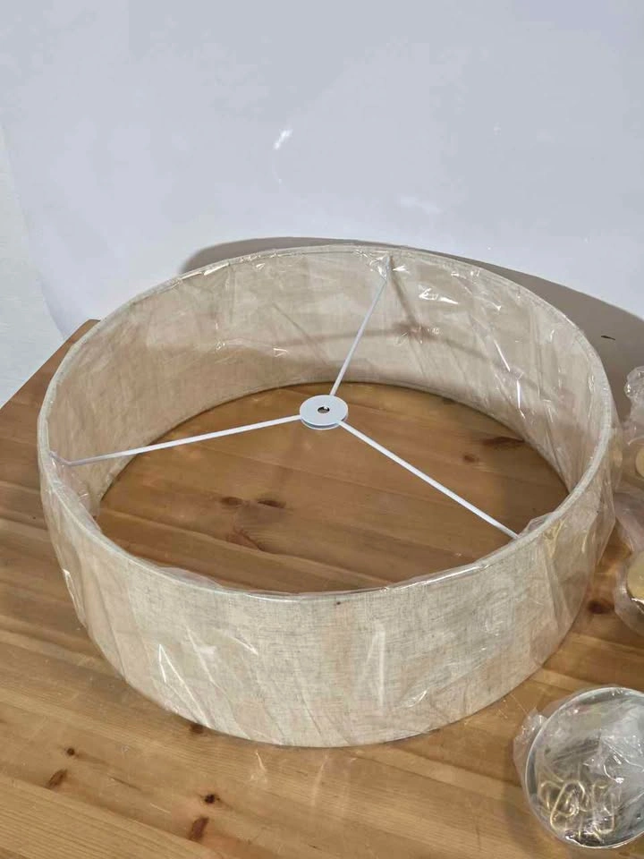 Modern Farmhouse 5 Light Drum Chandelier New - photo 4