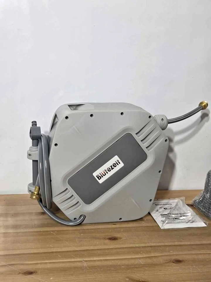Retractable 65ft Garden Hose Reel Wall Mounted New