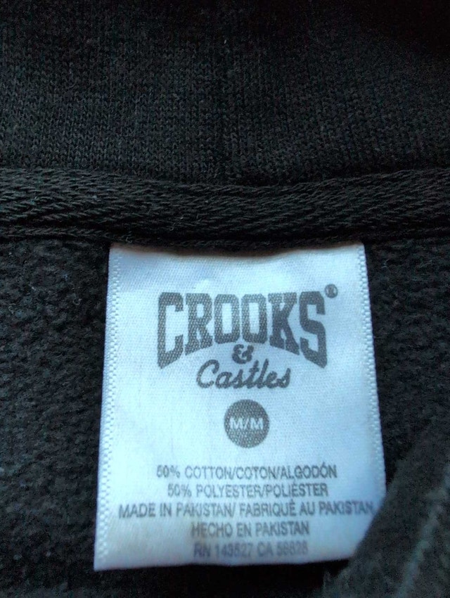 Crooks & Castles Hoodie medium black - photo 2