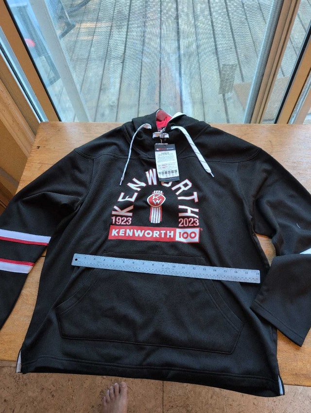 Kenworth 100th Anniversary Hoodie mens extra large black nwt