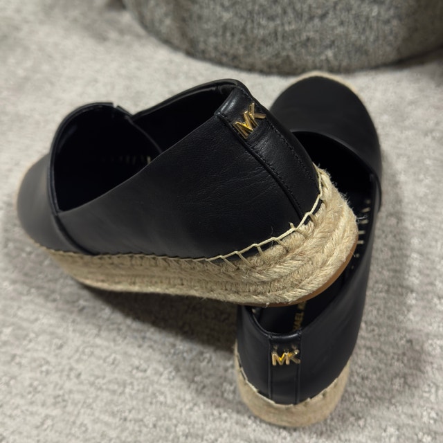 Michael Kors Black Leather Espadrilles - photo 3