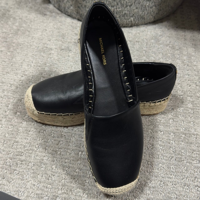 Michael Kors Black Leather Espadrilles - photo 4