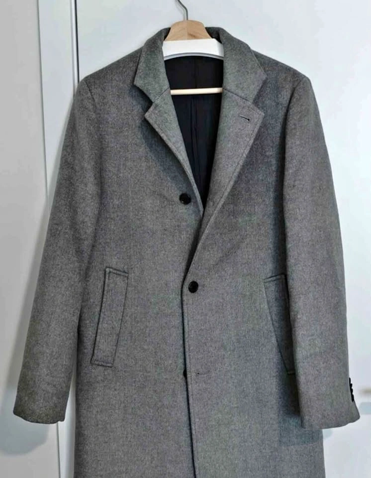 Club Monaco Gray Wool Pea Coat
