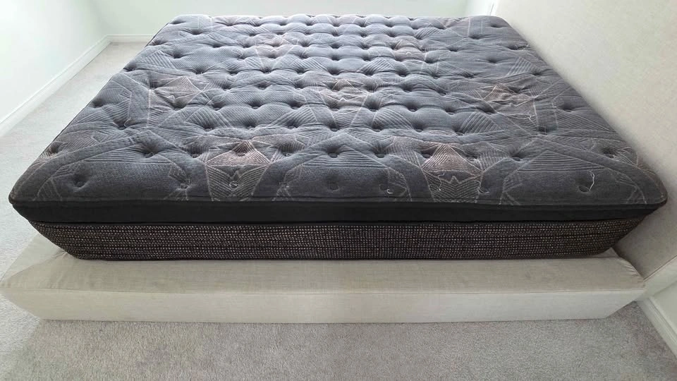 Queen Bed Frame with Sealy Posturepedic Mattress - photo 3