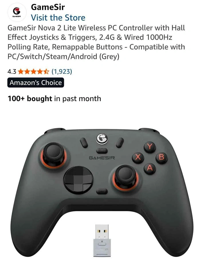 GameSir Nova 2 Lite Wireless PC Controller
