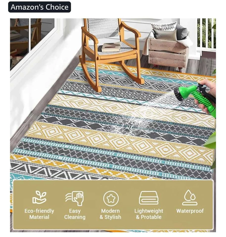 Brand new outdoor rug 6x9 ft - photo 3