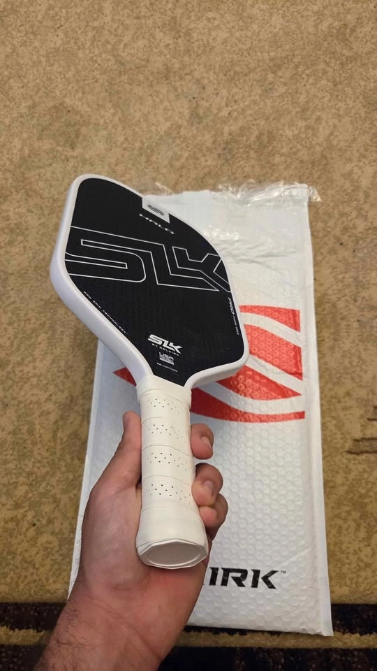 SLK Halo Raw Carbon Fiber Pickleball Paddle - photo 3